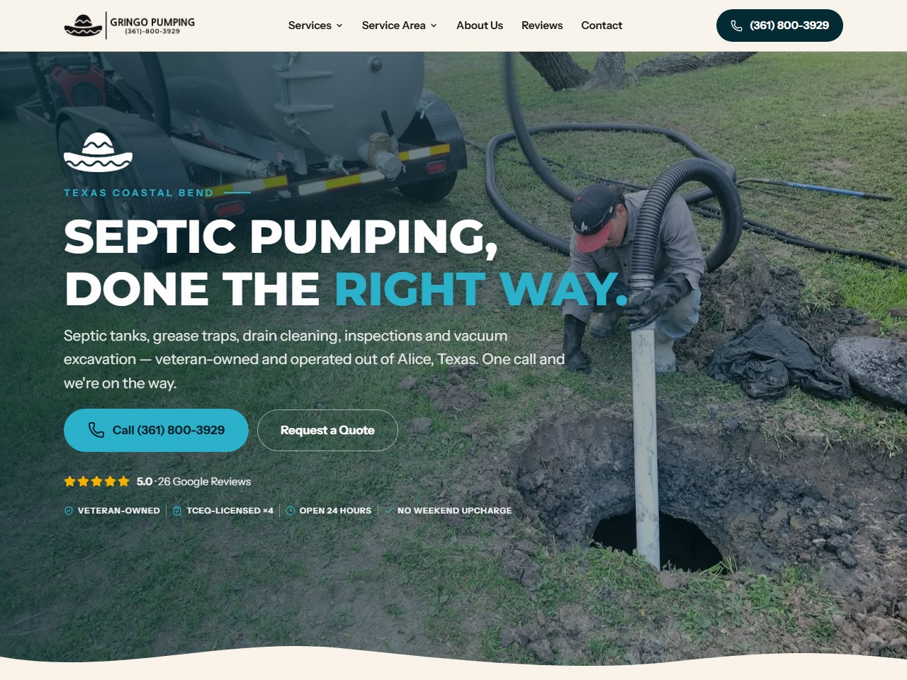 Gringo Pumping website